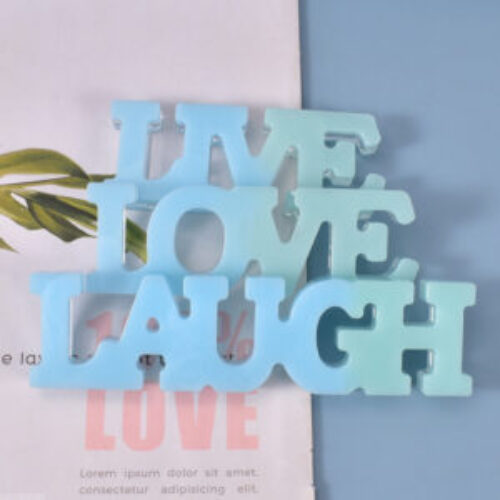 LIVE LOVE LAUGH decoration mold