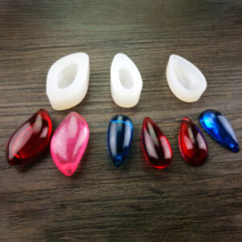 3D teardrop silicon pendant mold