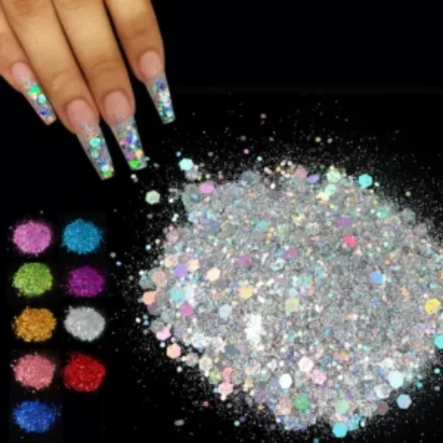 Mixed sizes Laser glitter