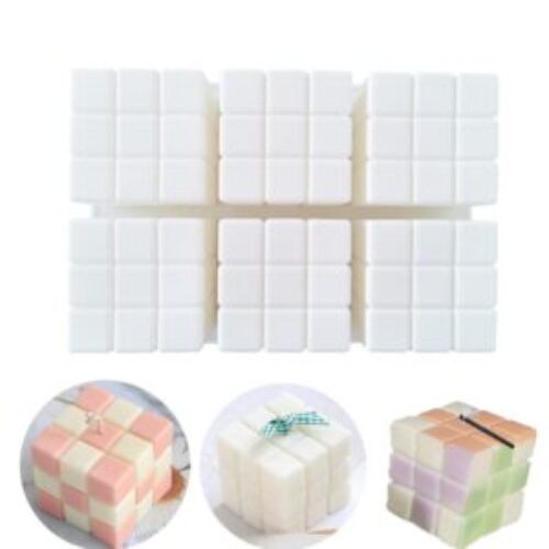 Candle 6 cube rubic mold