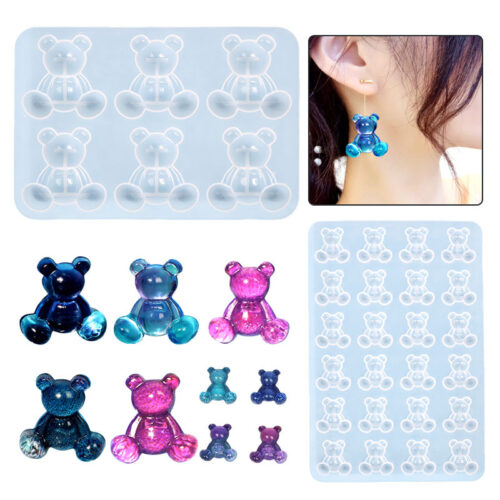 Bear Set Silicon Mold