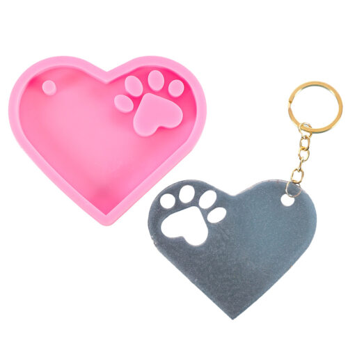 Paw Love Pendant Mold